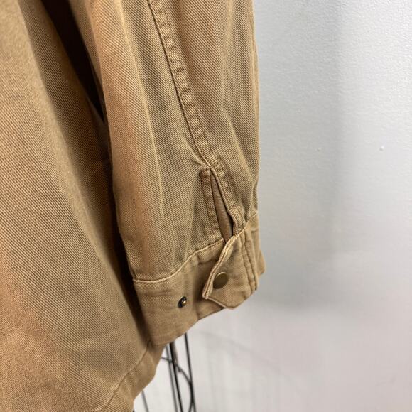 SUNDANCE Twin Rivers Light Brown Utility Jacket Embroidered Aztec Tribal Sz XXL - Picture 5 of 7